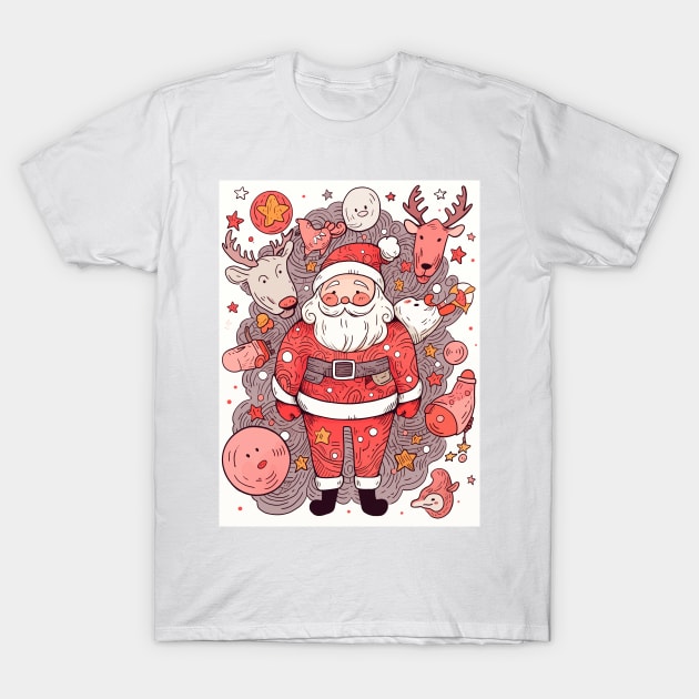 Christmas and Santa Claus10 T-Shirt by saveasART